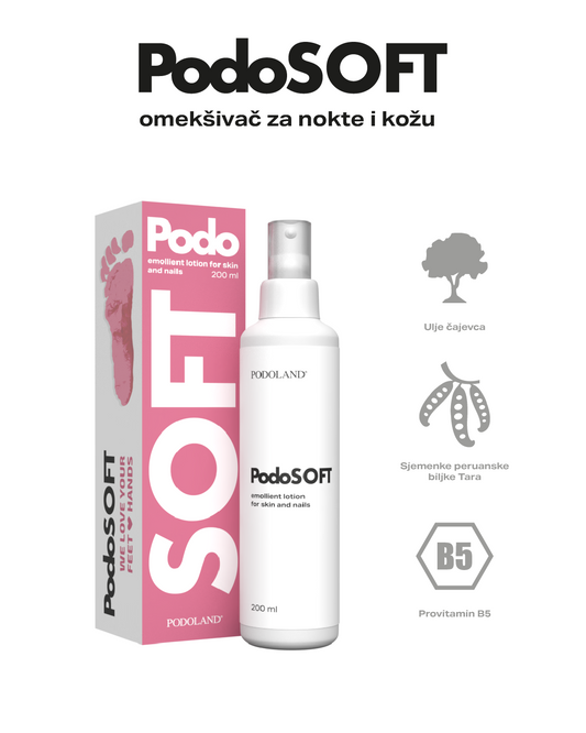 PODOSOFT – Omekšivač za nokte i kožu - 200 ml