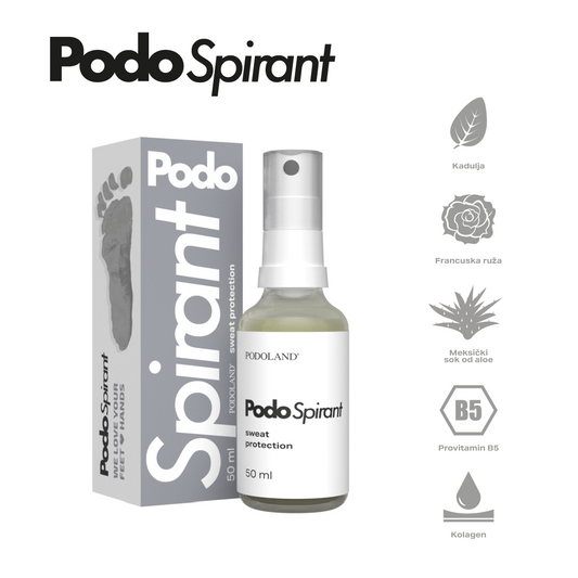 PODOSPIRANT – Sprej za zaštitu od znojenja i osvježenje stopala - 50 ml