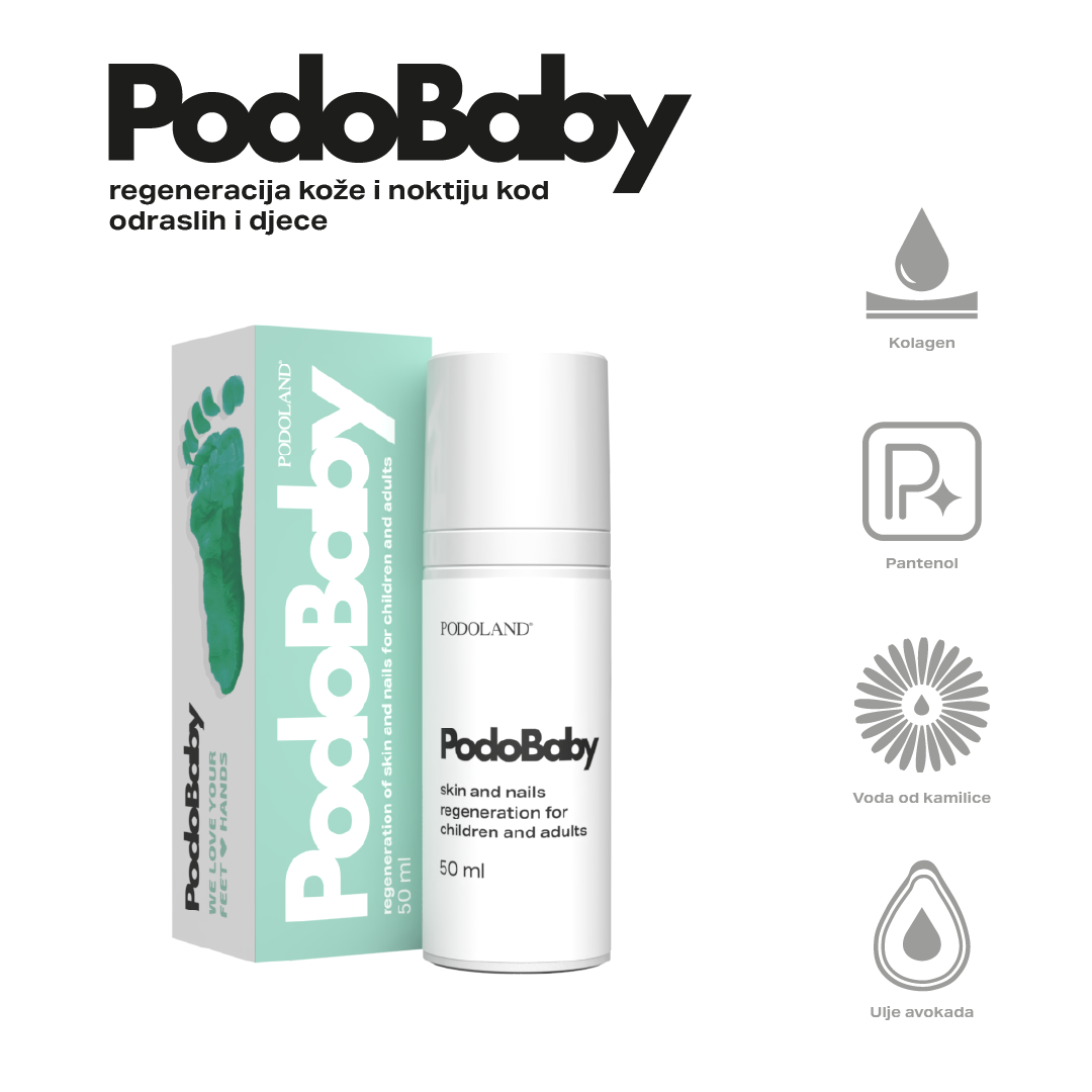 PODOBABY – Intenzivna regeneracija za najosjetljiviju kožu i nokte - 50 ml